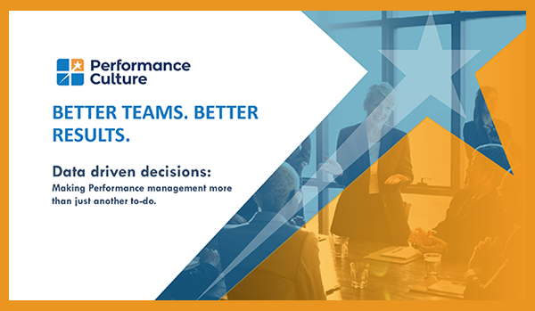 Data driven decisions: Making Performance management more than just ...