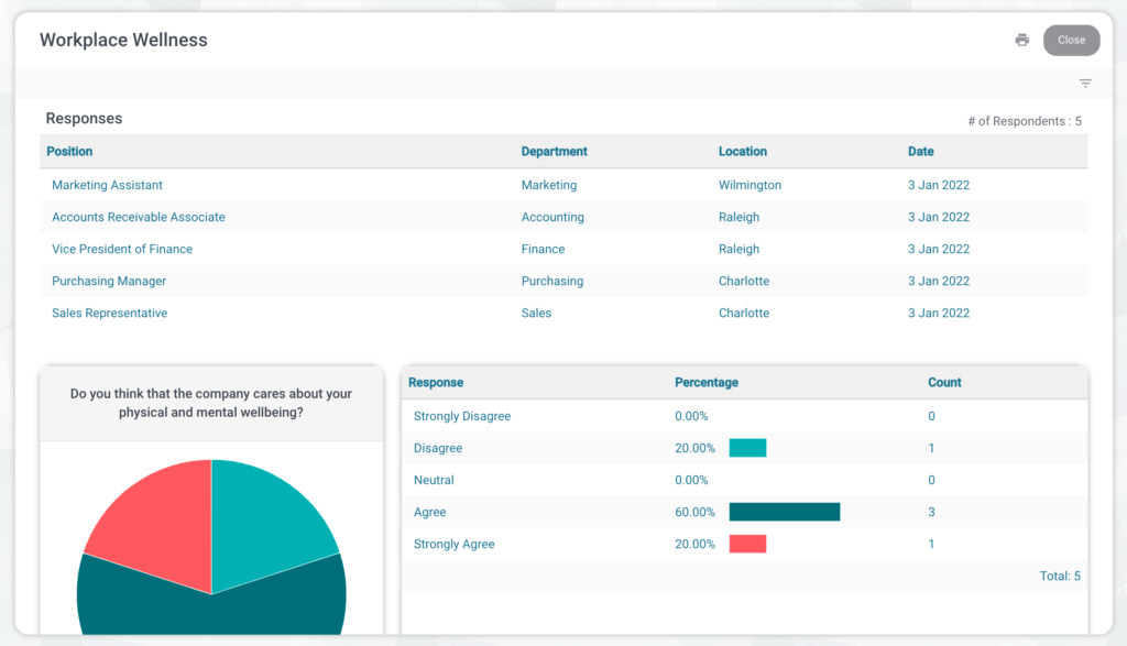 Survey Builder - Results